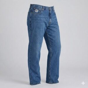 Cinch Jeans Mens 44x32 Blue Medium Wash Straight Leg MB92834‎ 003 EUC